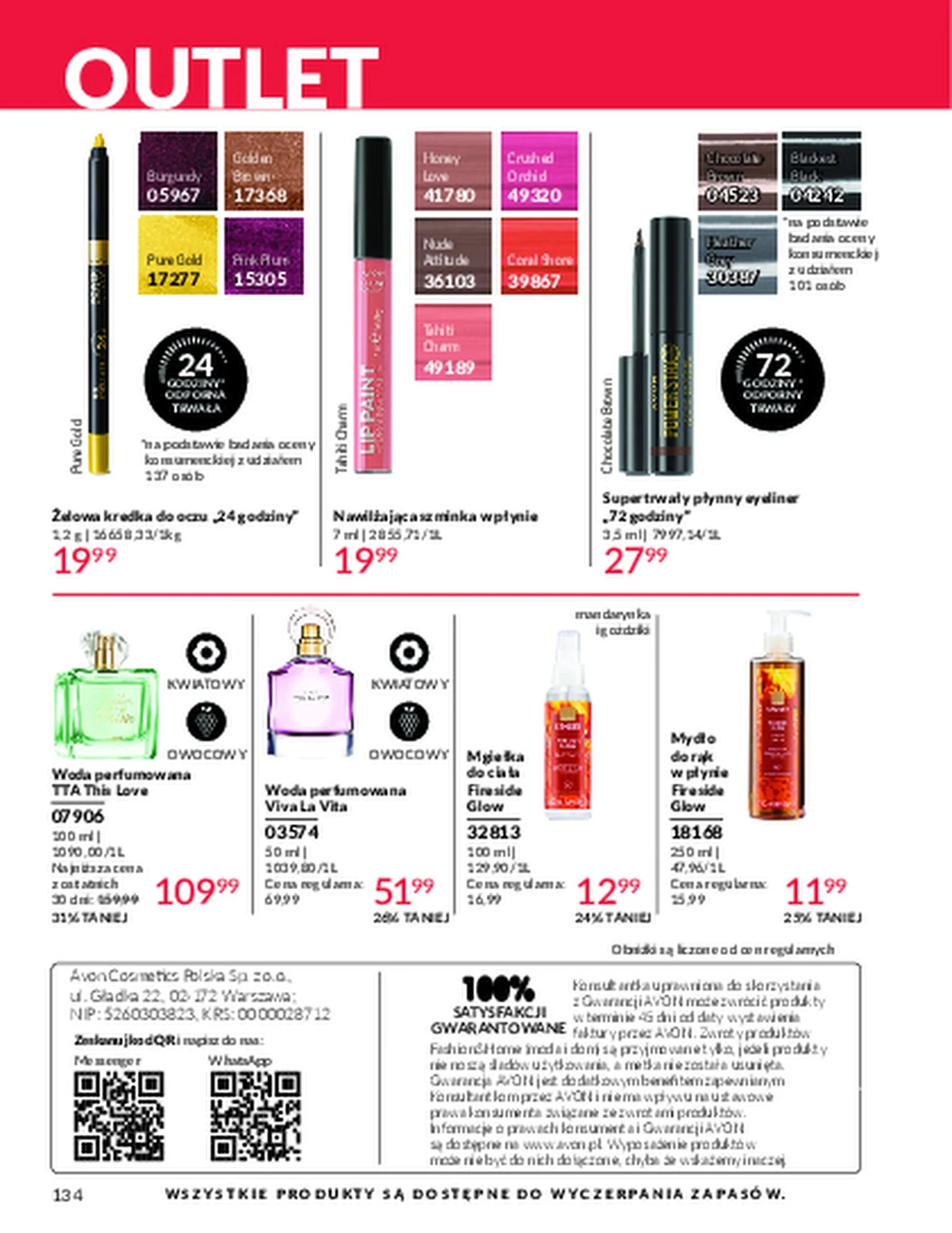 Gazetka promocyjna Avon str. 134