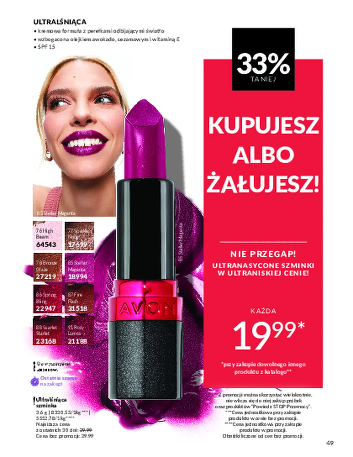 Gazetka promocyjna Avon str. 49
