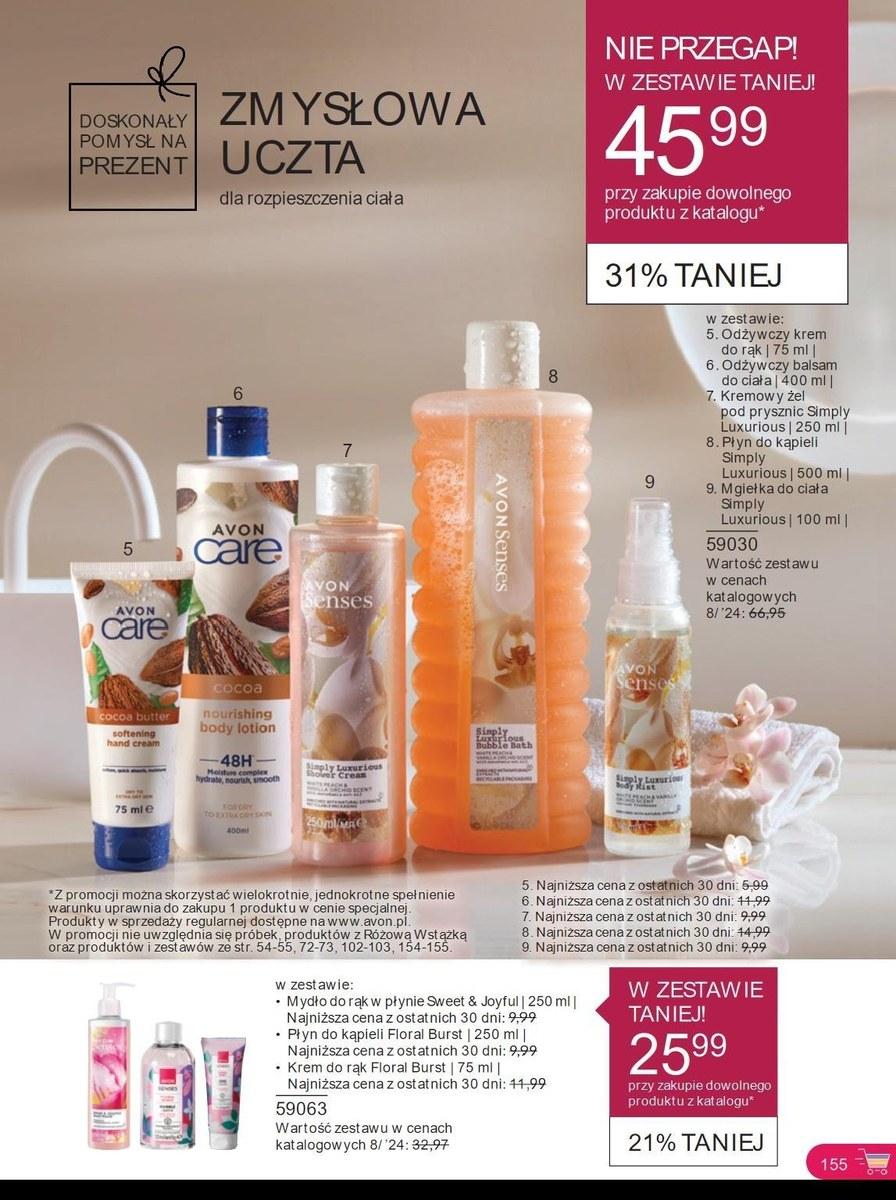 Gazetka promocyjna Avon str. 155