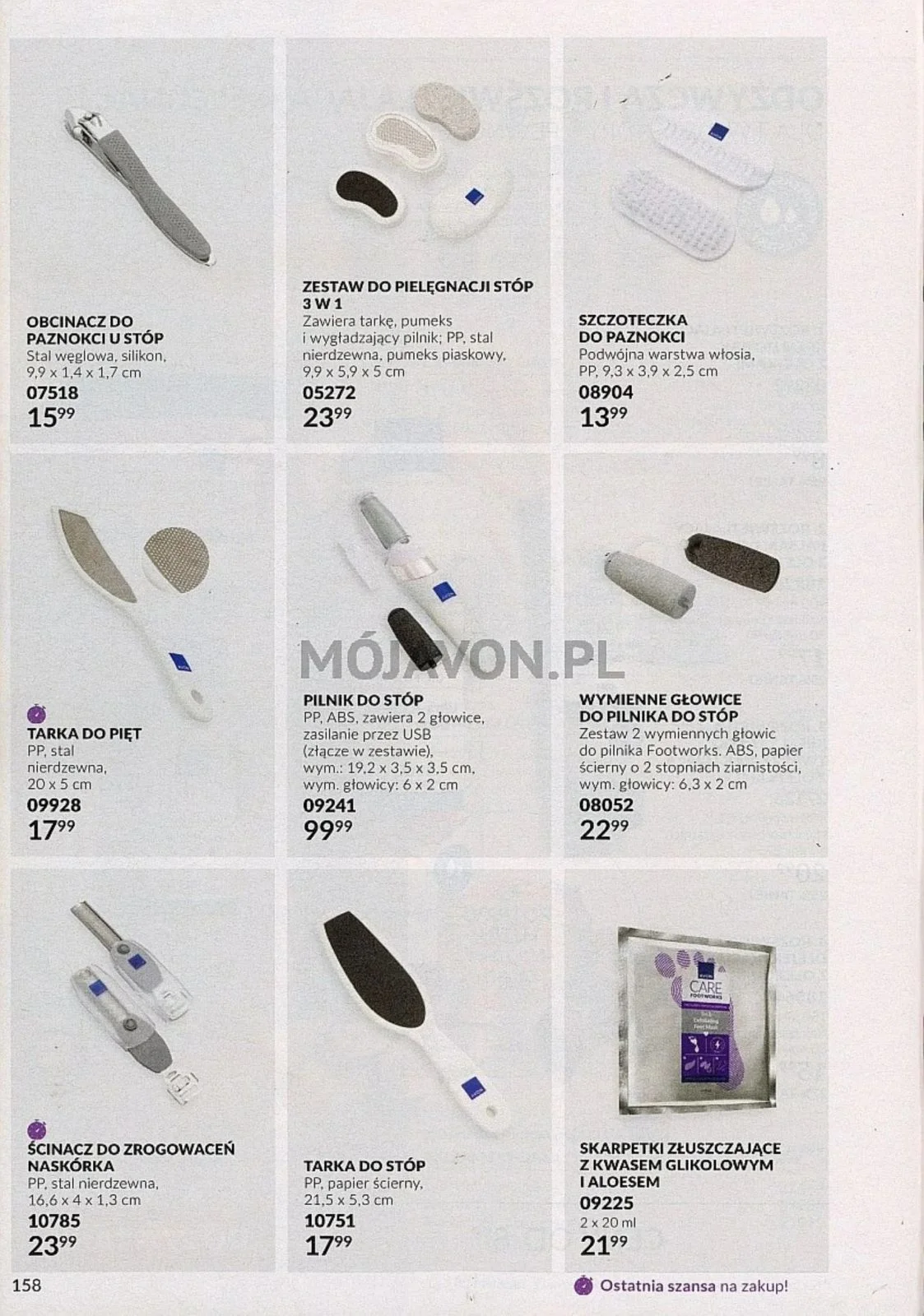 Gazetka promocyjna Avon str. 158