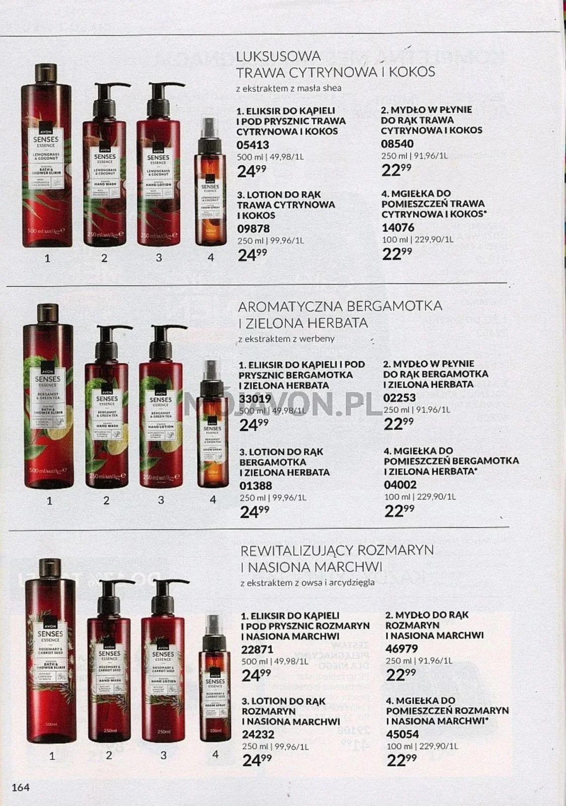 Gazetka promocyjna Avon str. 164