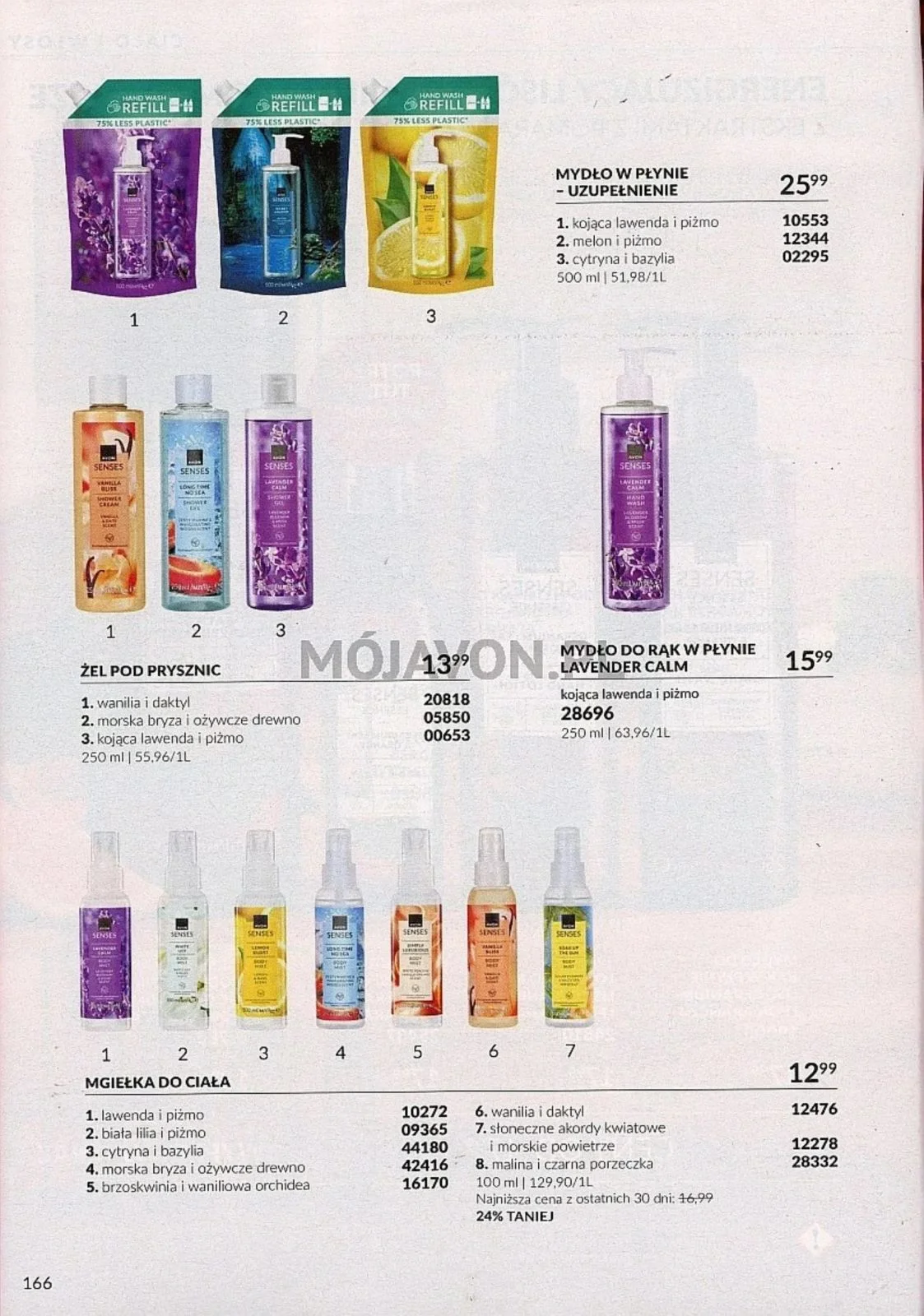 Gazetka promocyjna Avon str. 166