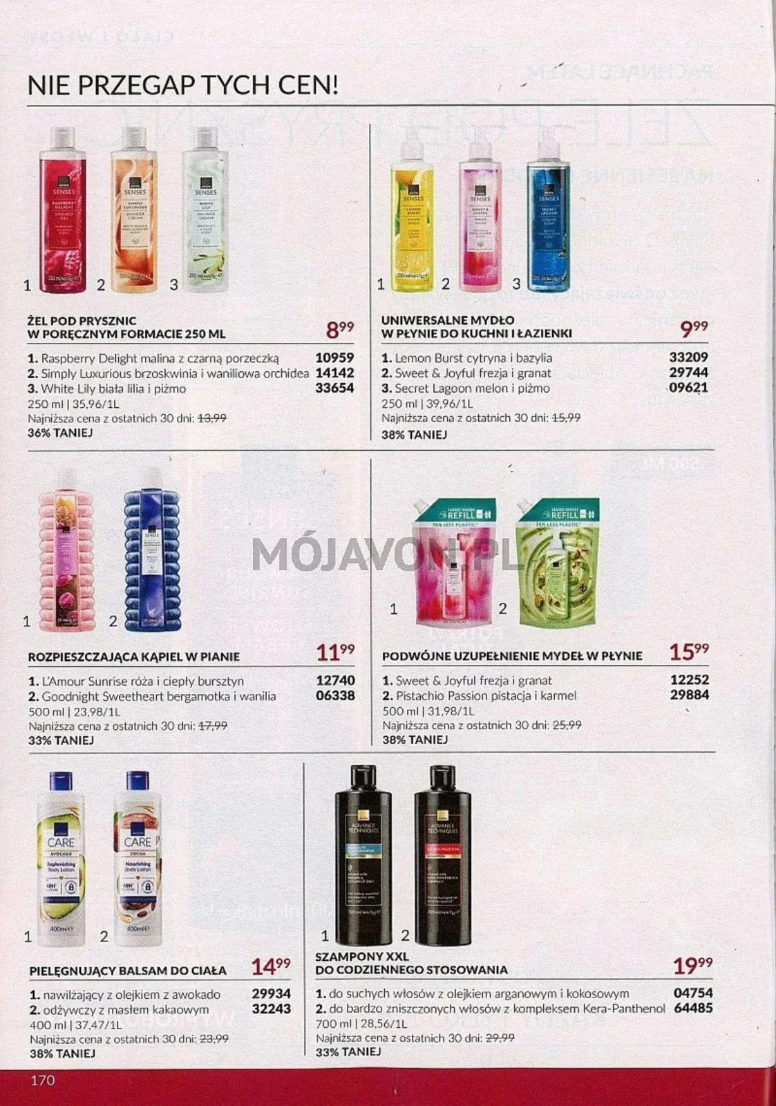 Gazetka promocyjna Avon str. 170