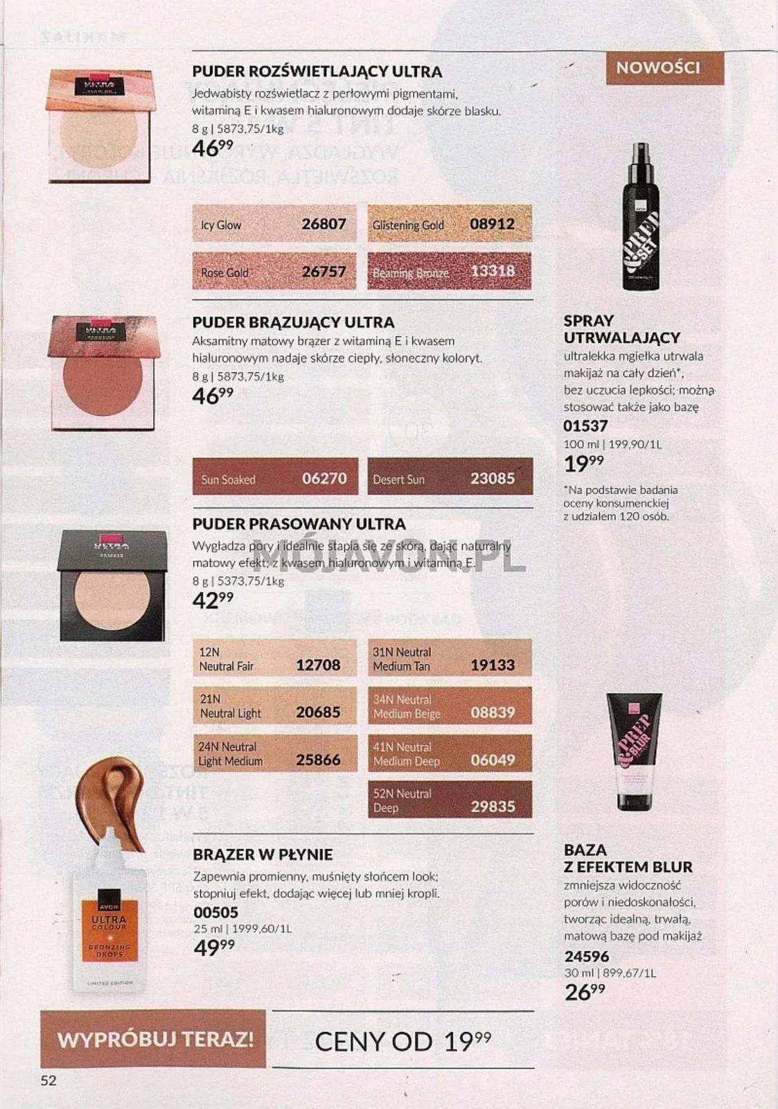 Gazetka promocyjna Avon str. 52