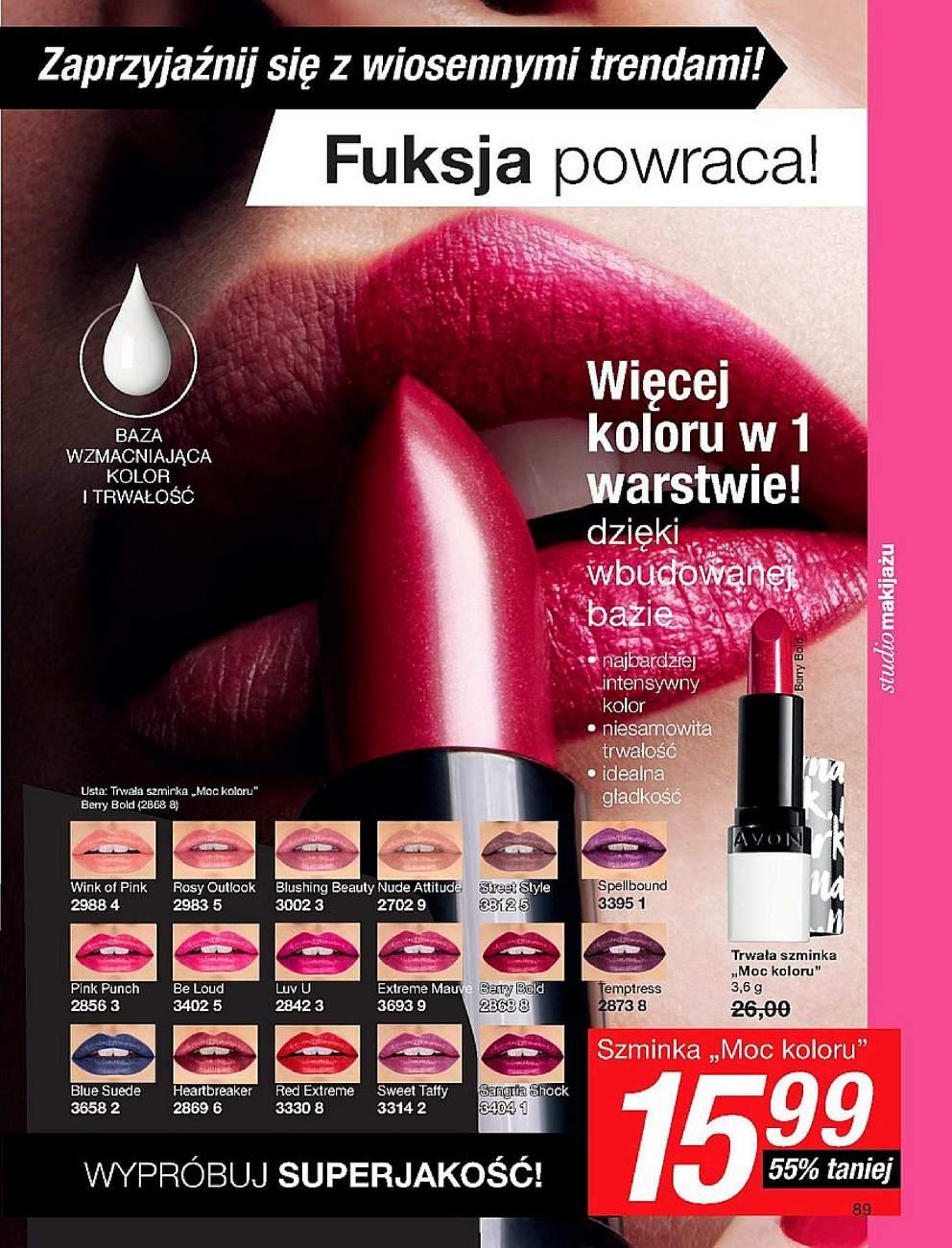 Gazetka promocyjna Avon str. 89