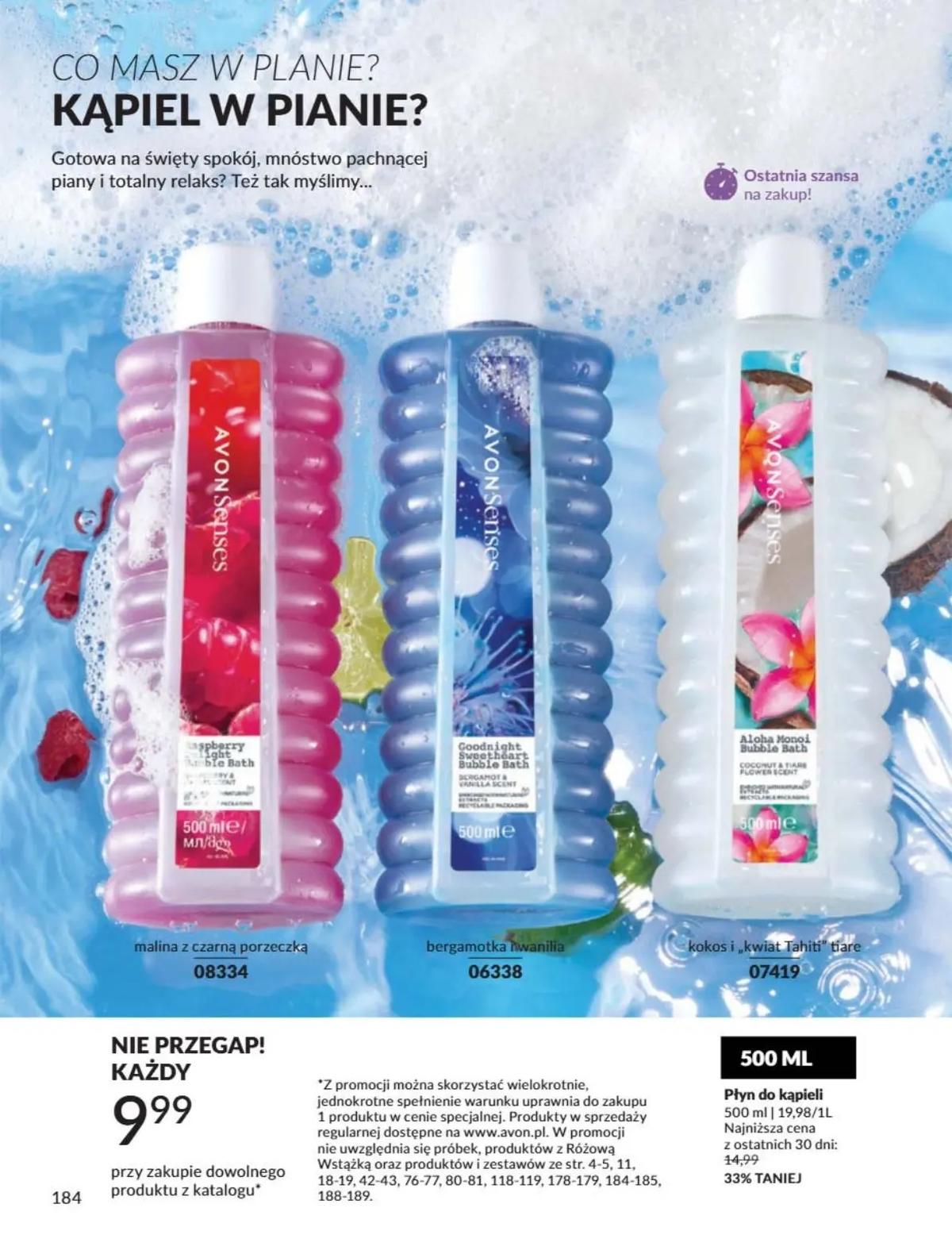Gazetka promocyjna Avon str. 184