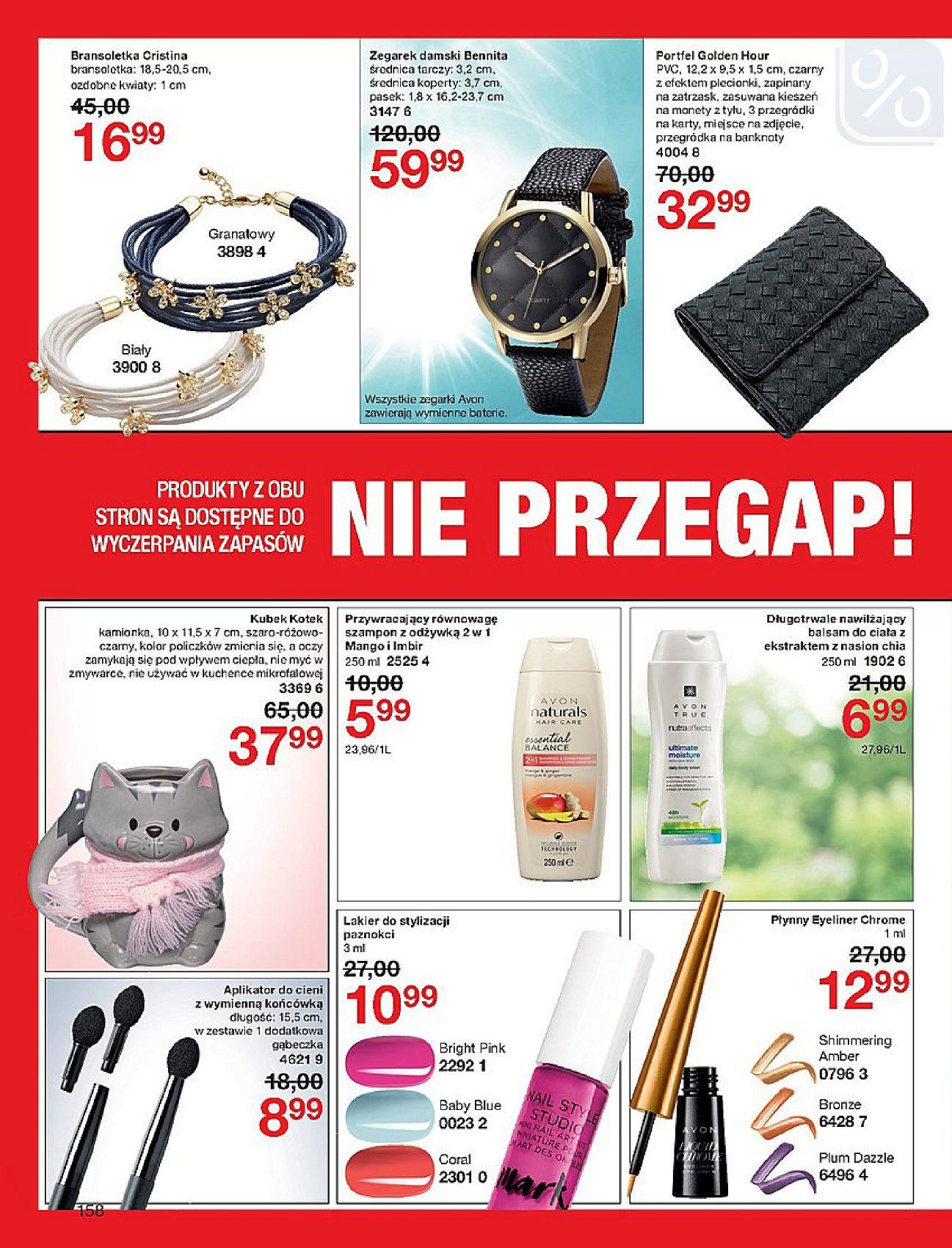 Gazetka promocyjna Avon str. 158