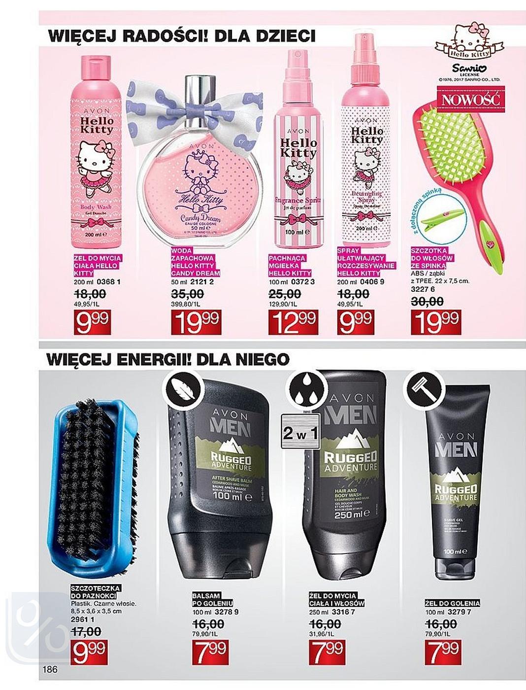 Gazetka promocyjna Avon str. 186