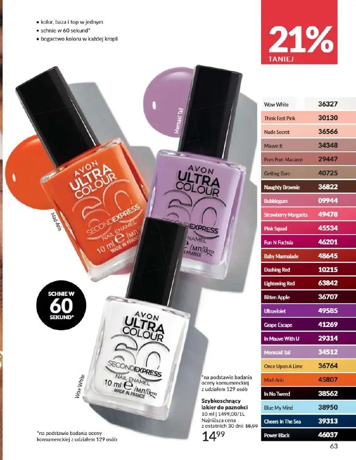 Gazetka promocyjna Avon str. 63