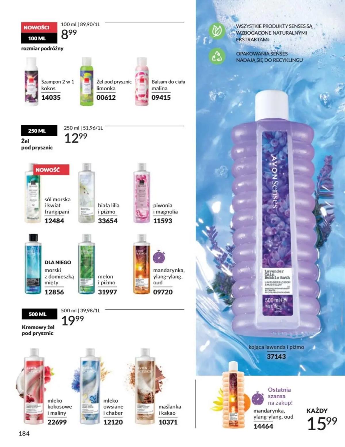 Gazetka promocyjna Avon str. 184
