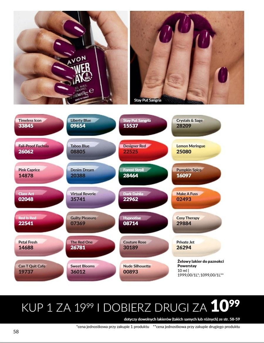 Gazetka promocyjna Avon str. 58