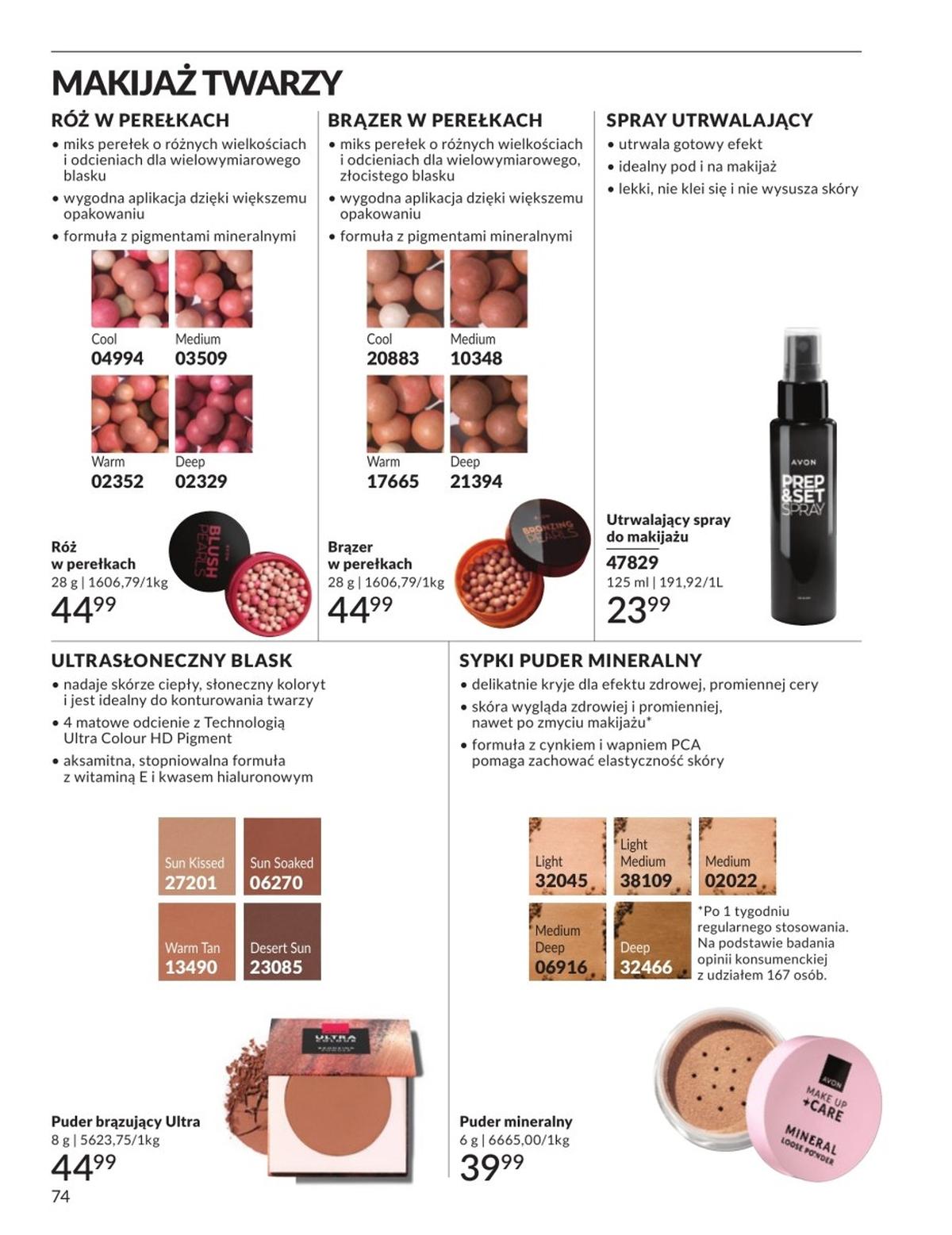 Gazetka promocyjna Avon str. 74