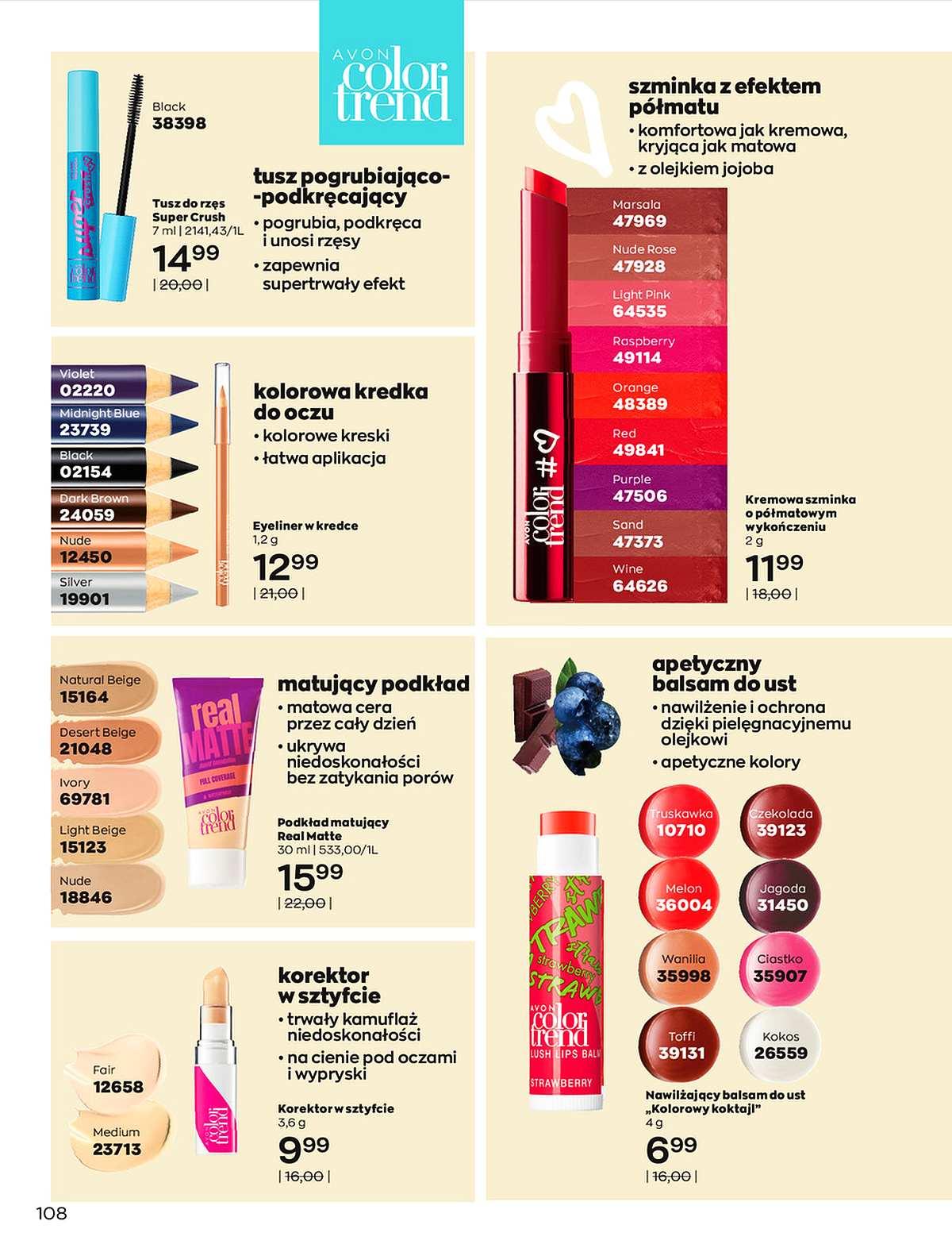 Gazetka promocyjna Avon str. 108