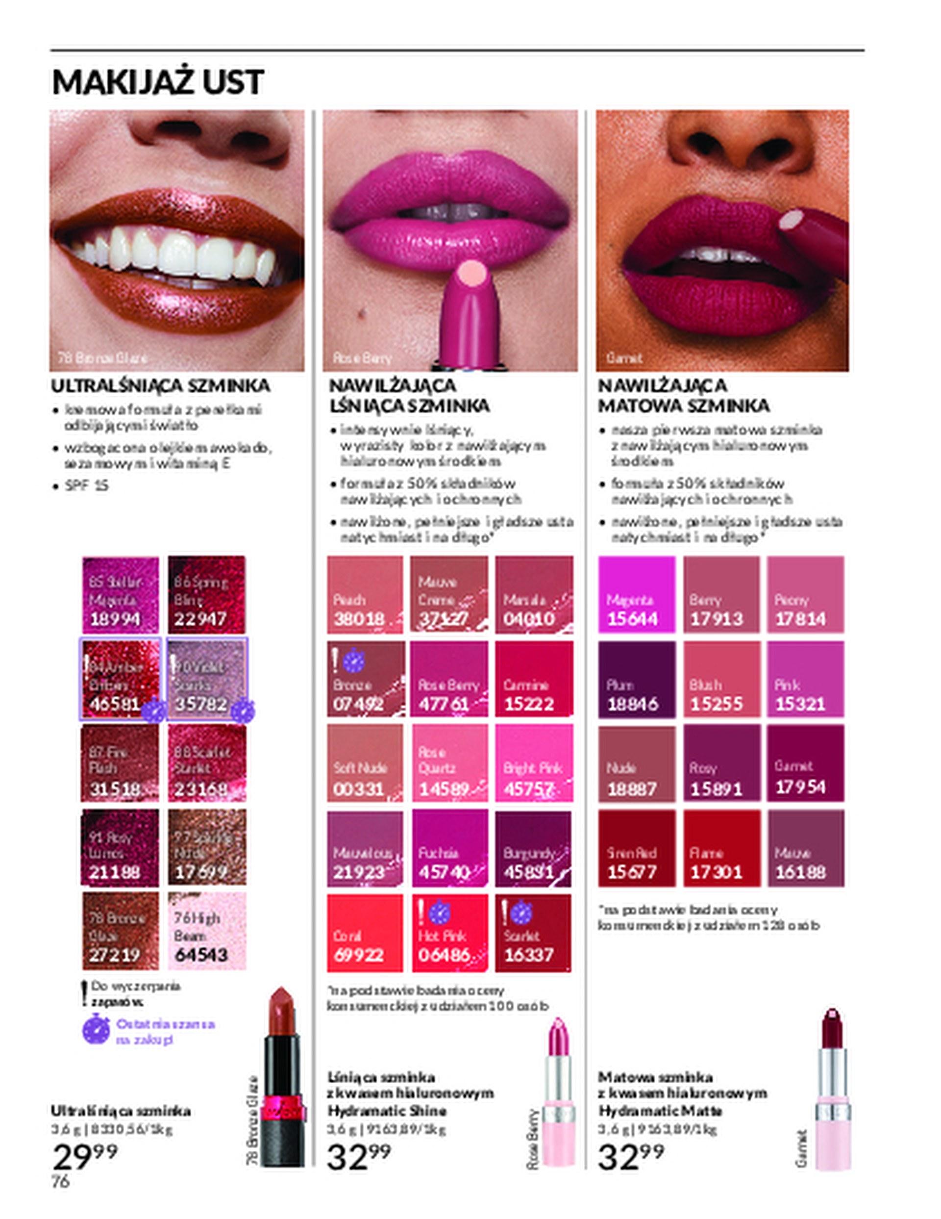 Gazetka promocyjna Avon str. 76