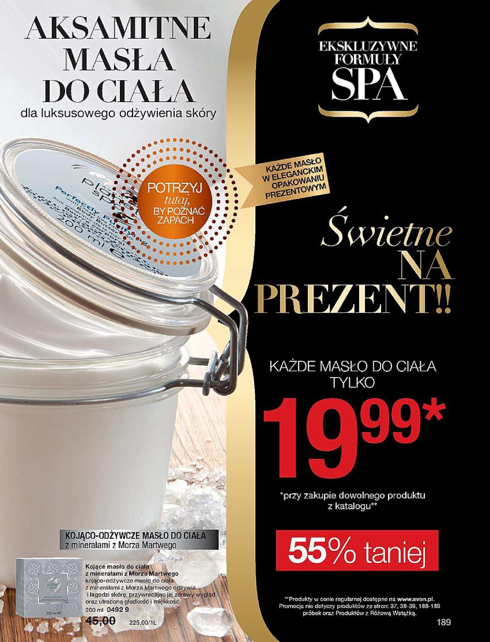 Gazetka promocyjna Avon str. 189