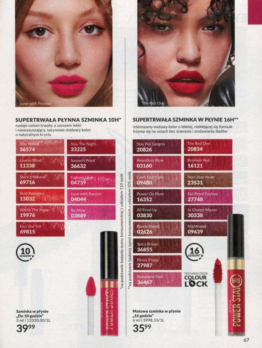 Gazetka promocyjna Avon str. 67