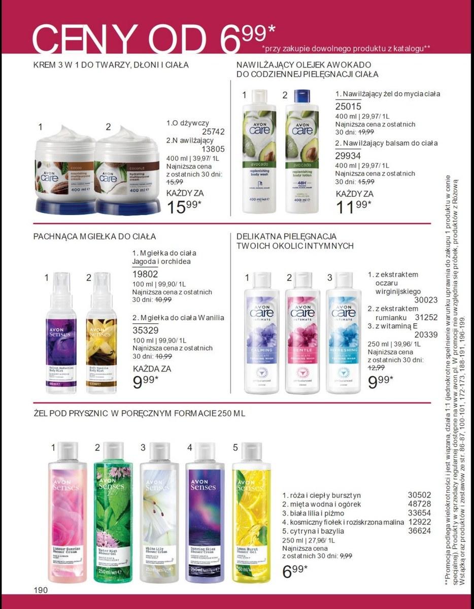 Gazetka promocyjna Avon str. 190