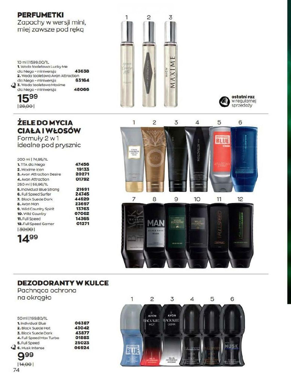 Gazetka promocyjna Avon str. 74