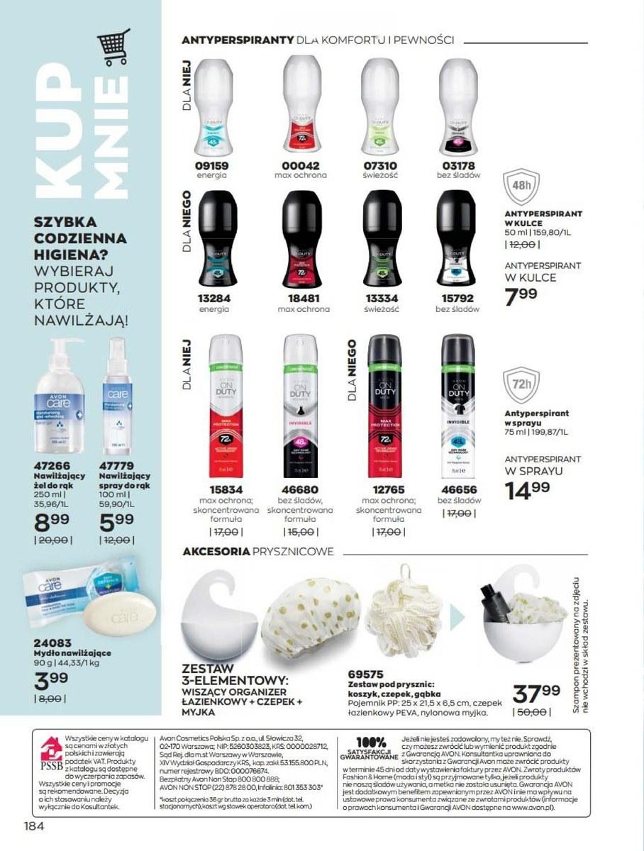 Gazetka promocyjna Avon str. 184
