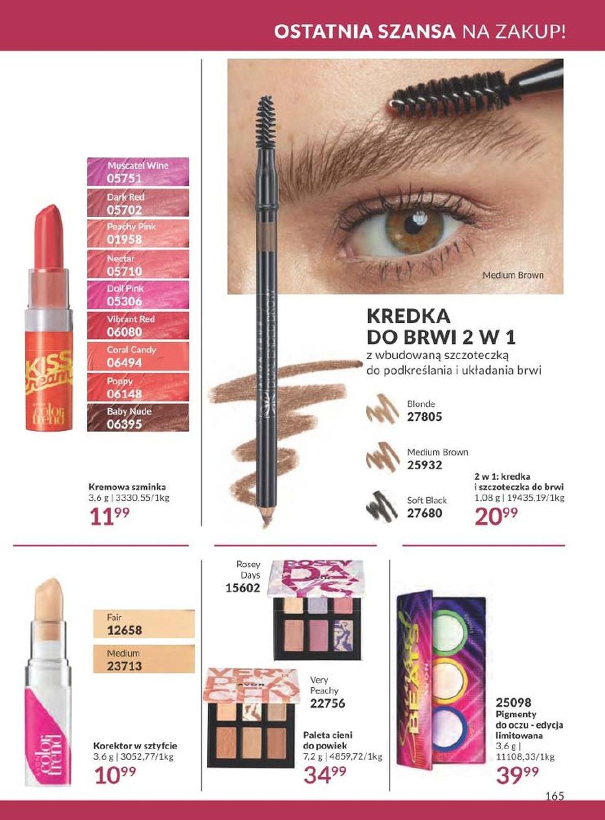 Gazetka promocyjna Avon str. 165