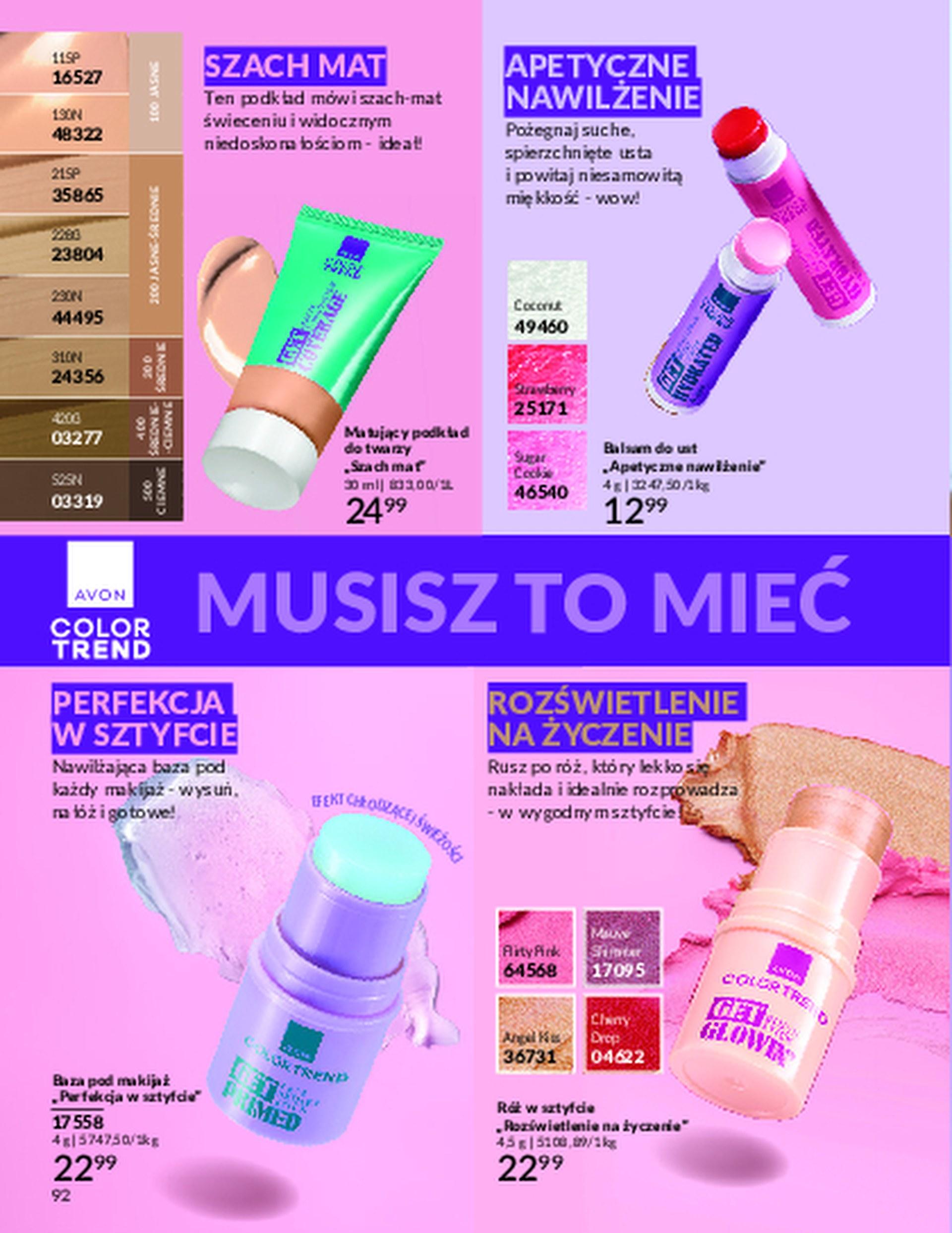 Gazetka promocyjna Avon str. 92