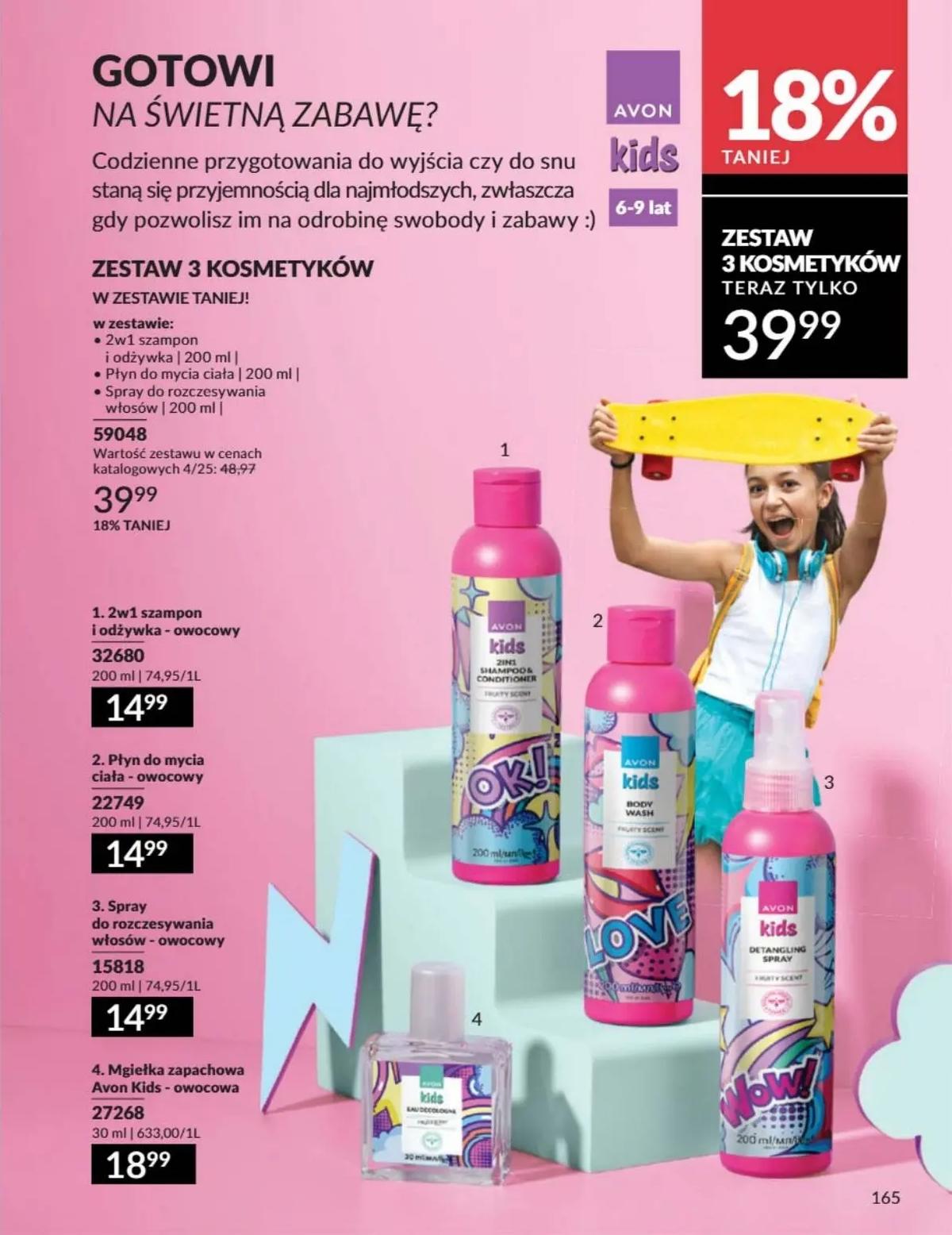 Gazetka promocyjna Avon str. 165