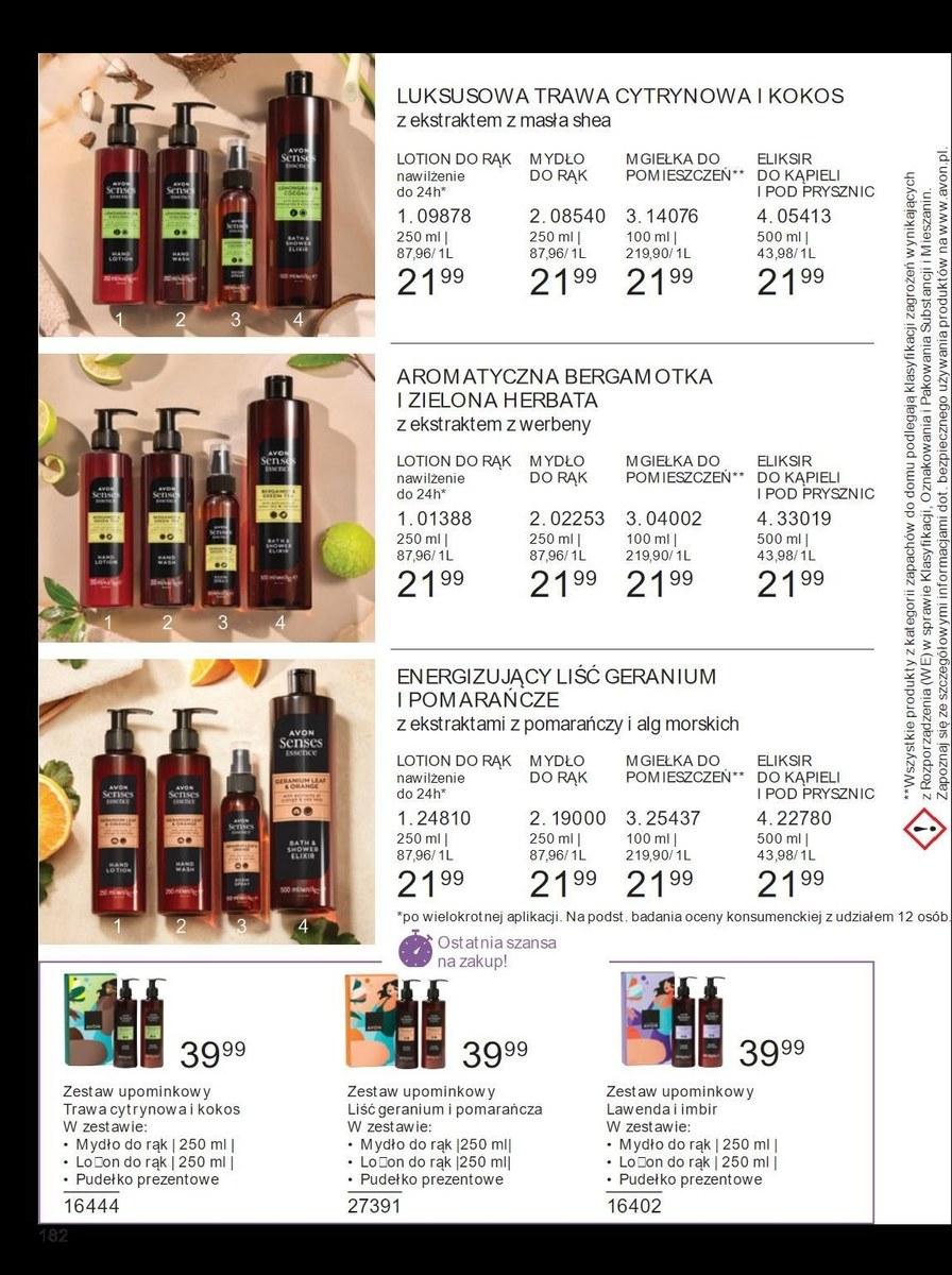 Gazetka promocyjna Avon str. 182
