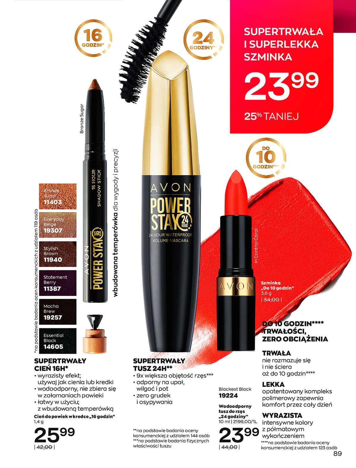 Gazetka promocyjna Avon str. 89