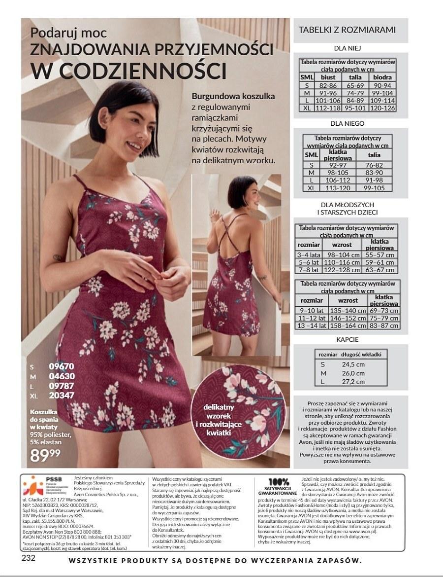 Gazetka promocyjna Avon str. 232