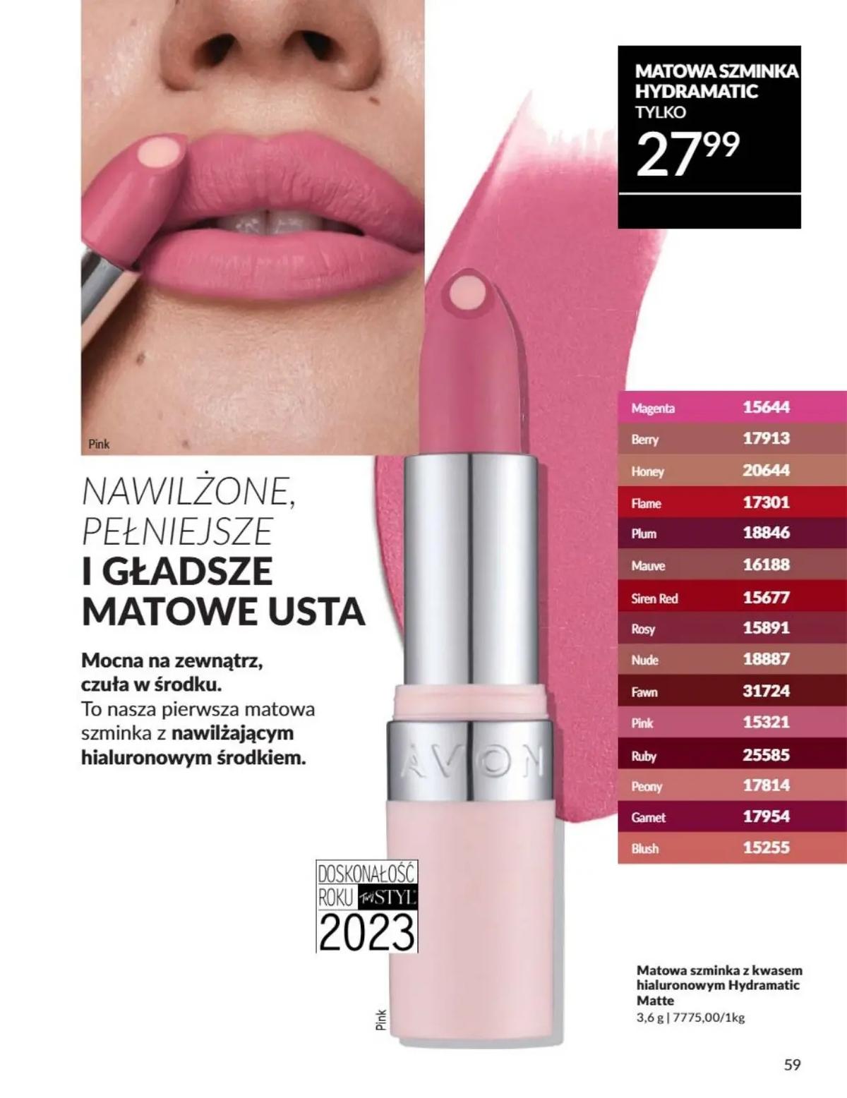 Gazetka promocyjna Avon str. 59