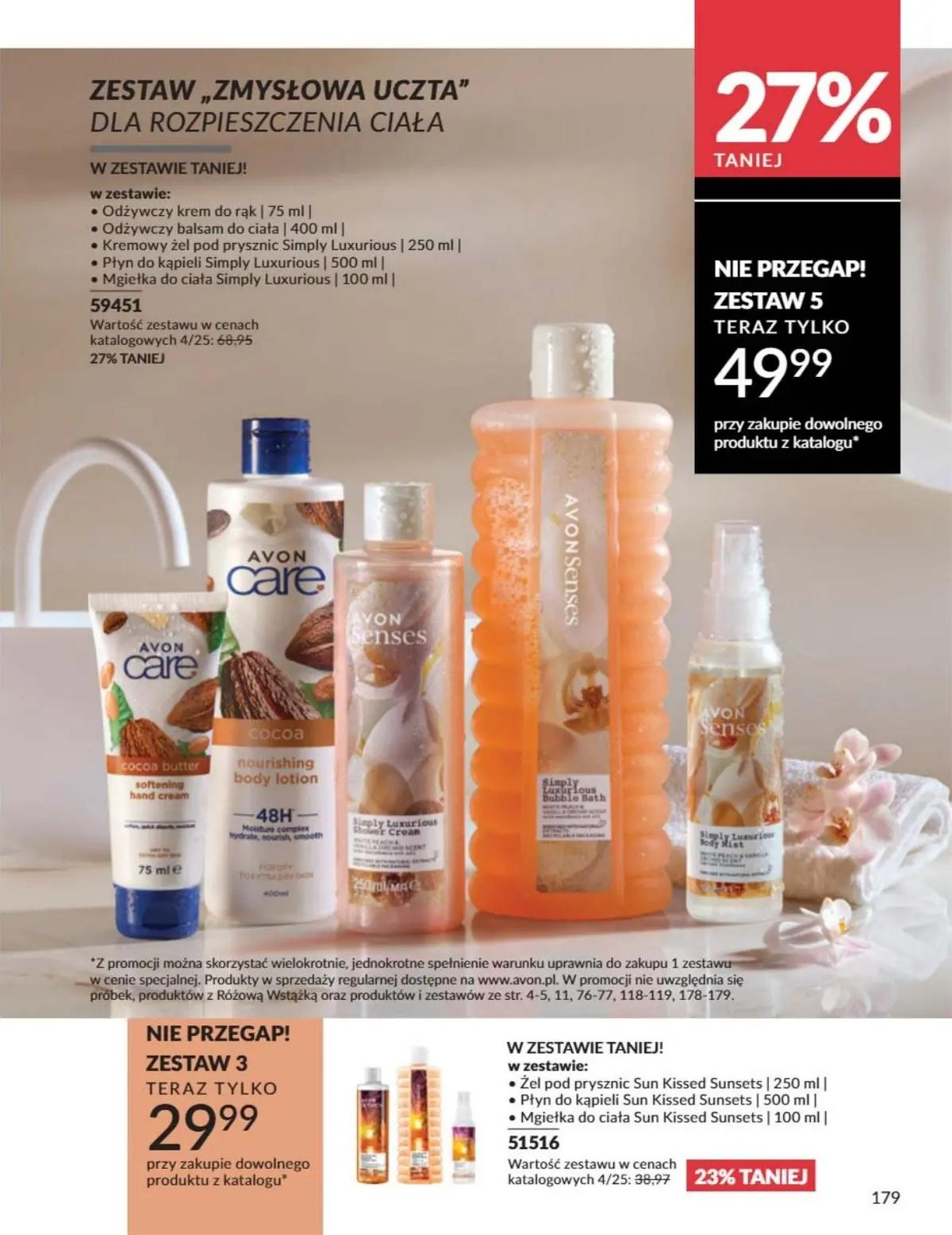 Gazetka promocyjna Avon str. 179
