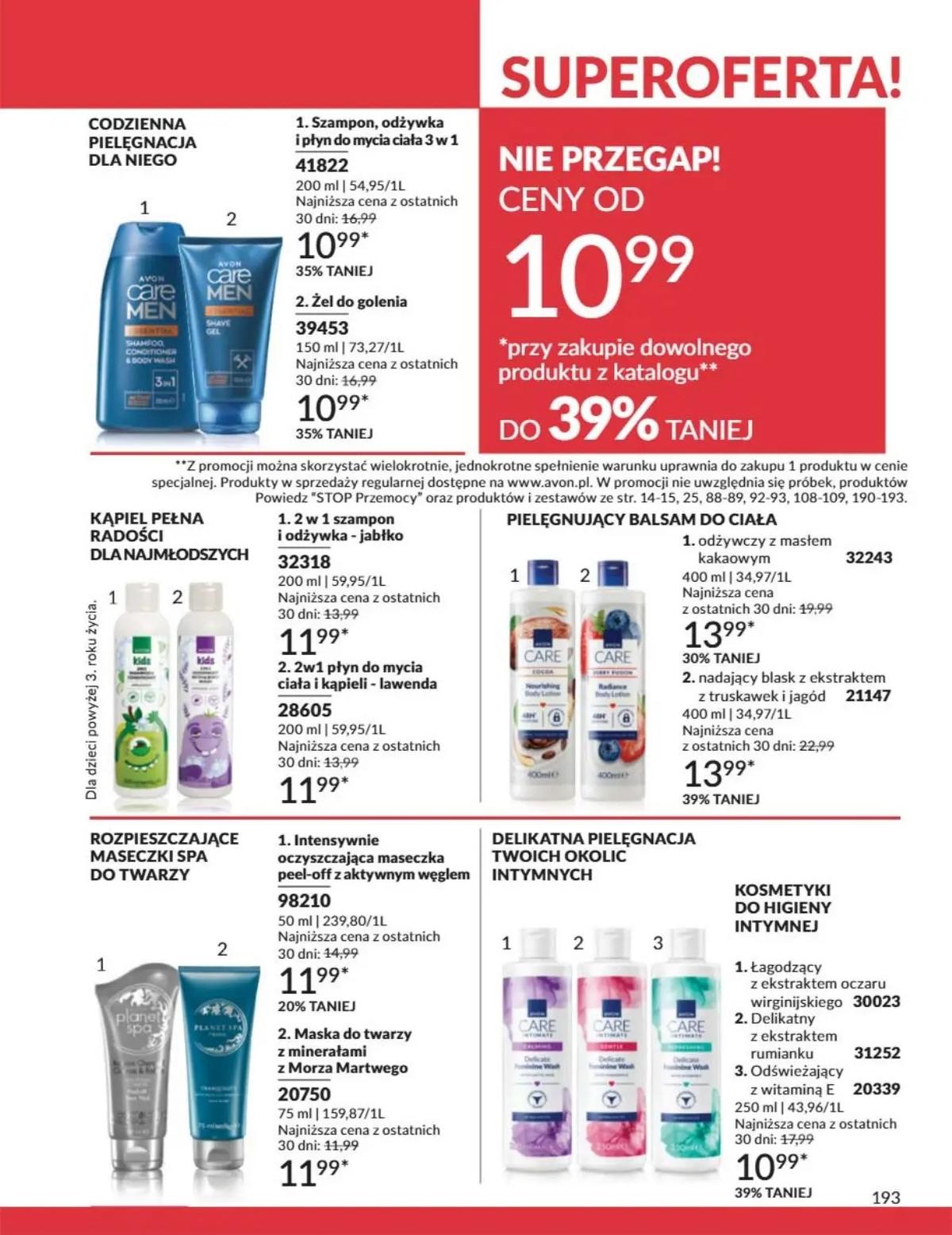 Gazetka promocyjna Avon str. 193