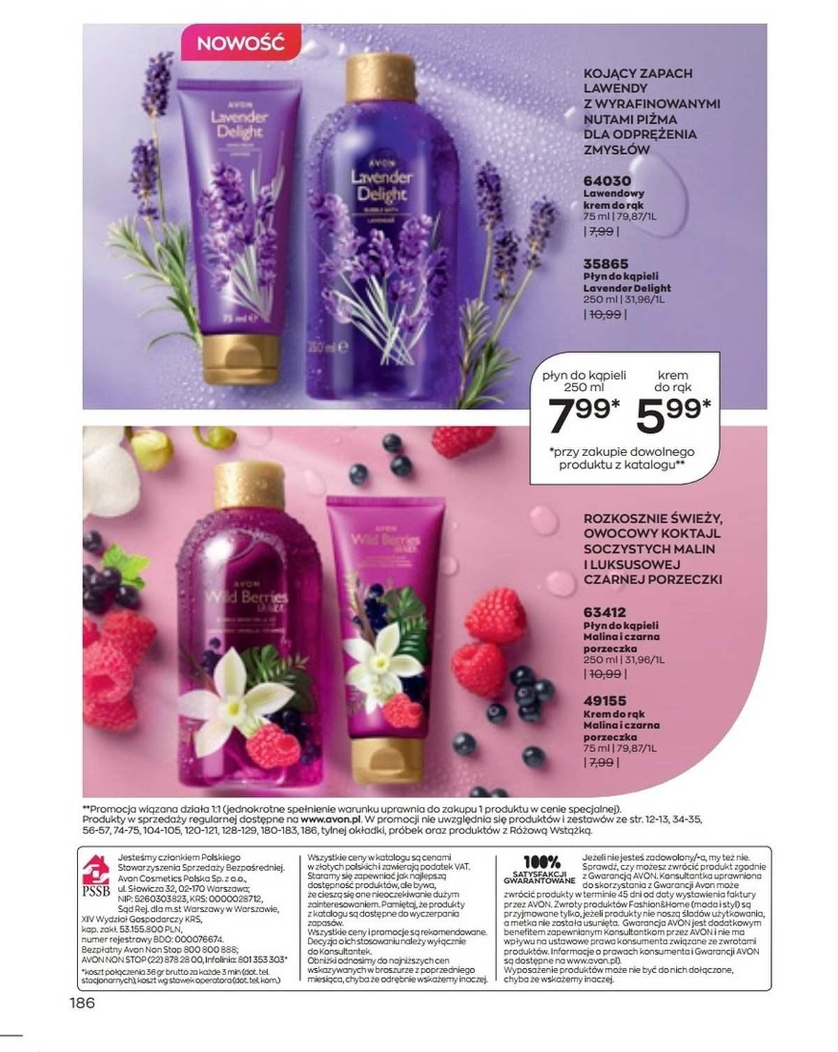 Gazetka promocyjna Avon str. 186