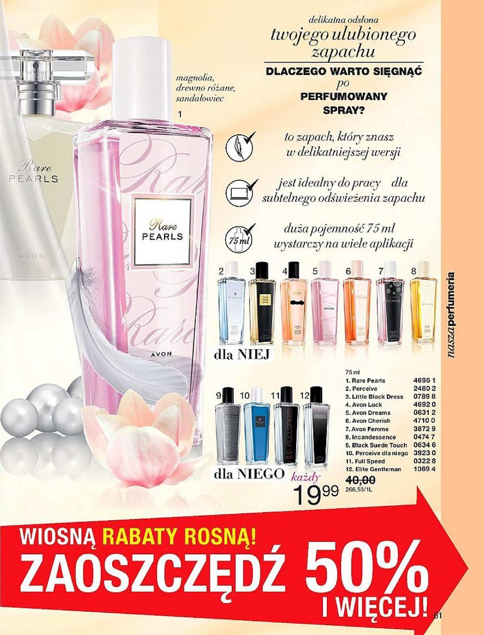 Gazetka promocyjna Avon str. 61