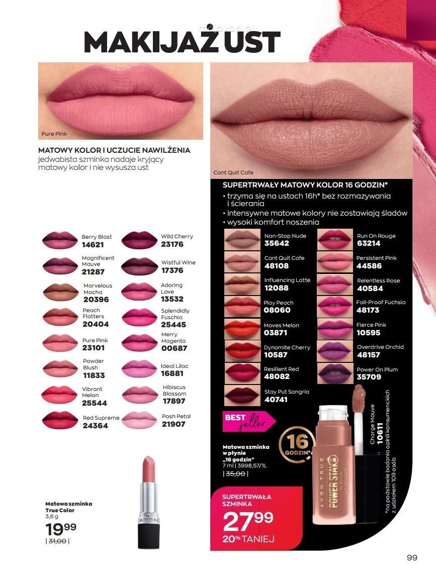 Gazetka promocyjna Avon str. 99