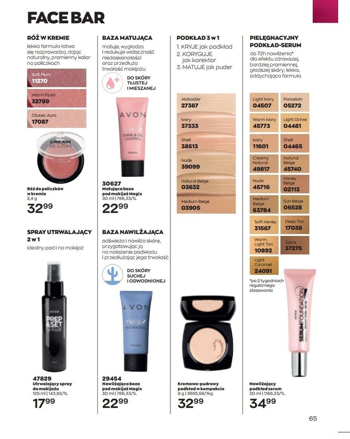 Gazetka promocyjna Avon str. 65