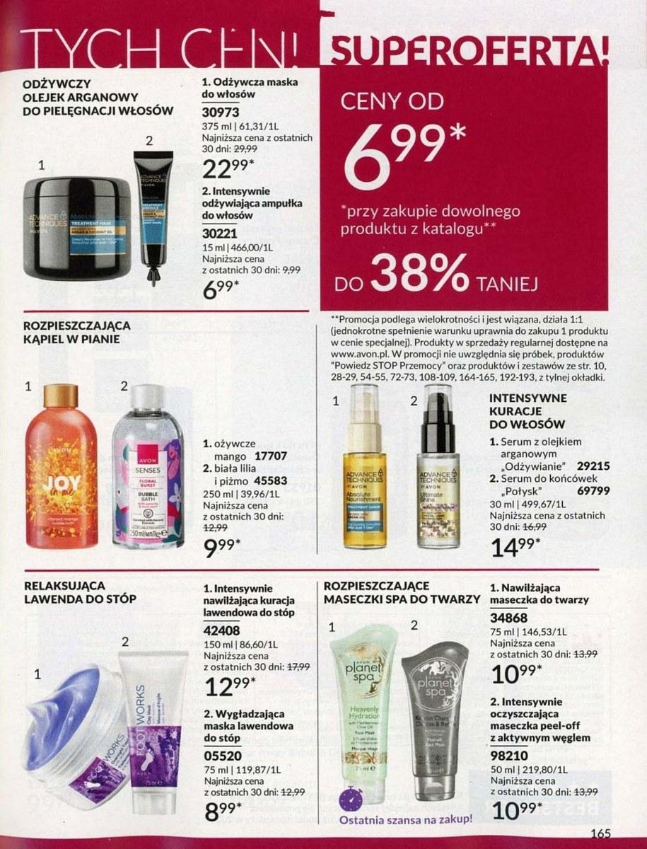 Gazetka promocyjna Avon str. 165