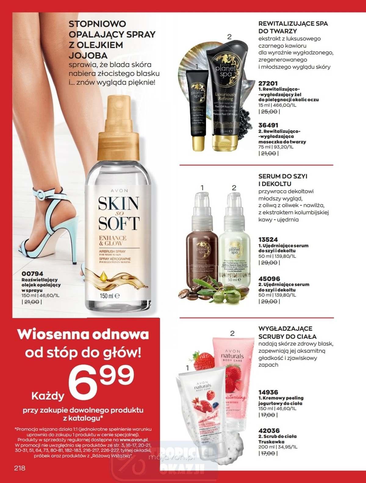 Gazetka promocyjna Avon str. 218