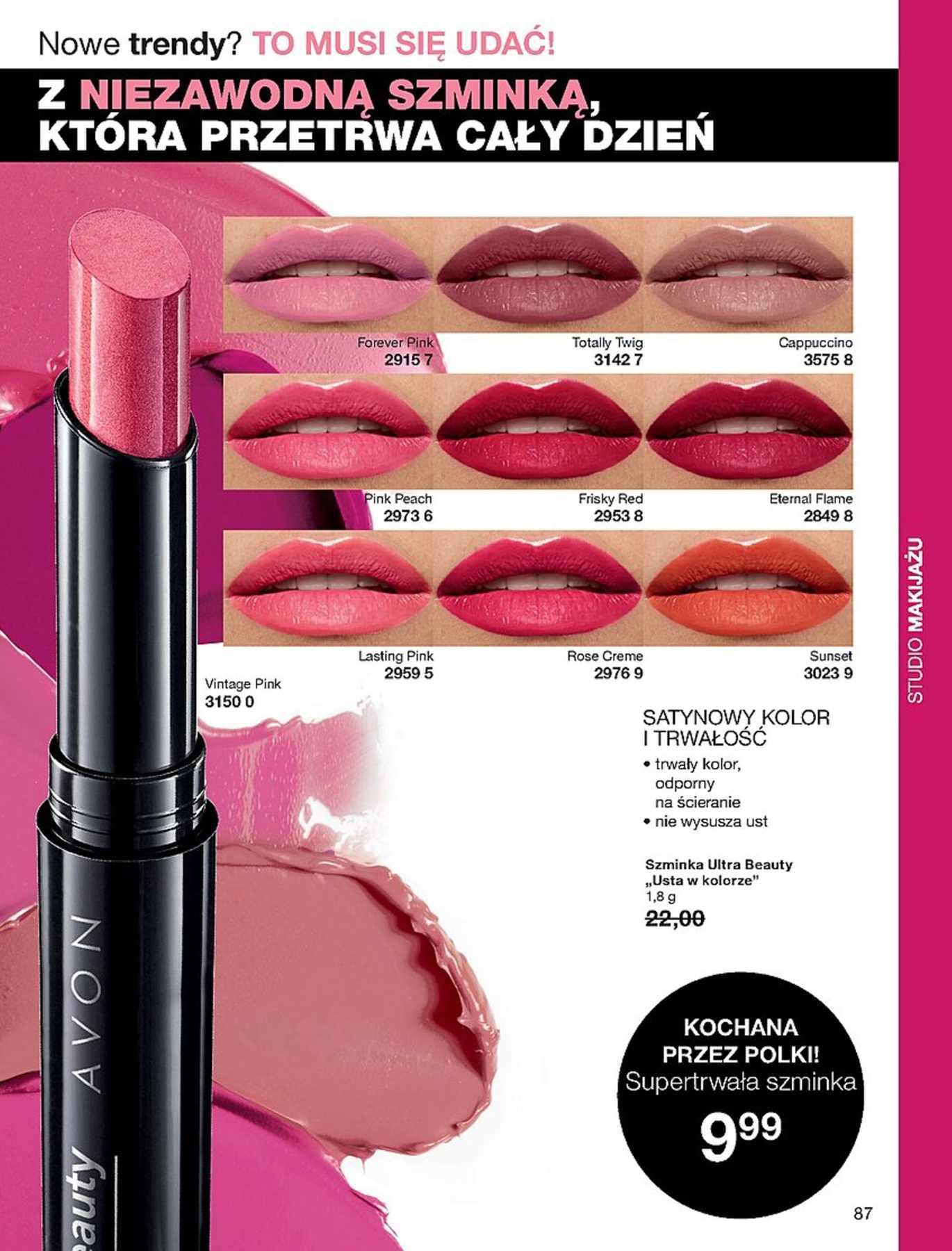 Gazetka promocyjna Avon str. 87