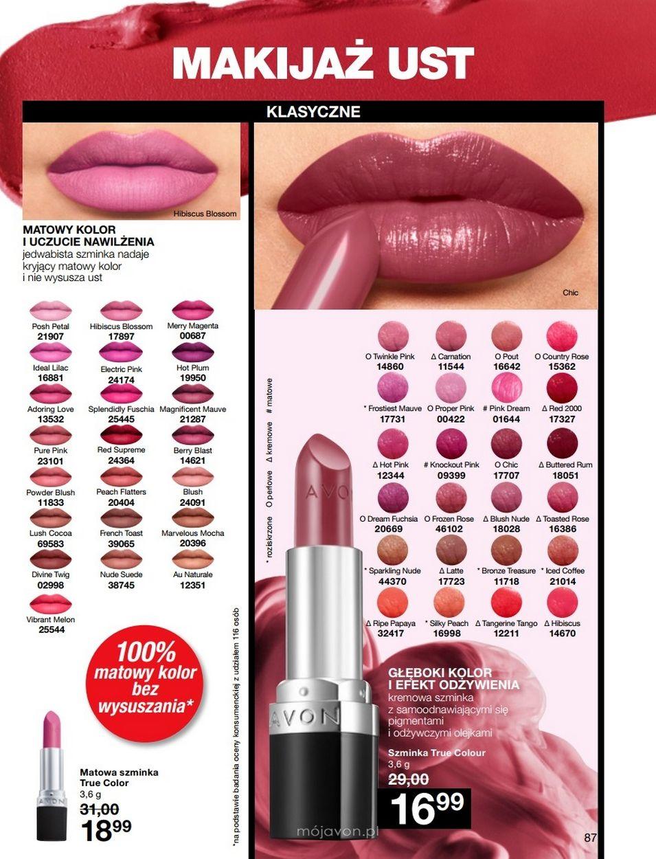 Gazetka promocyjna Avon str. 87