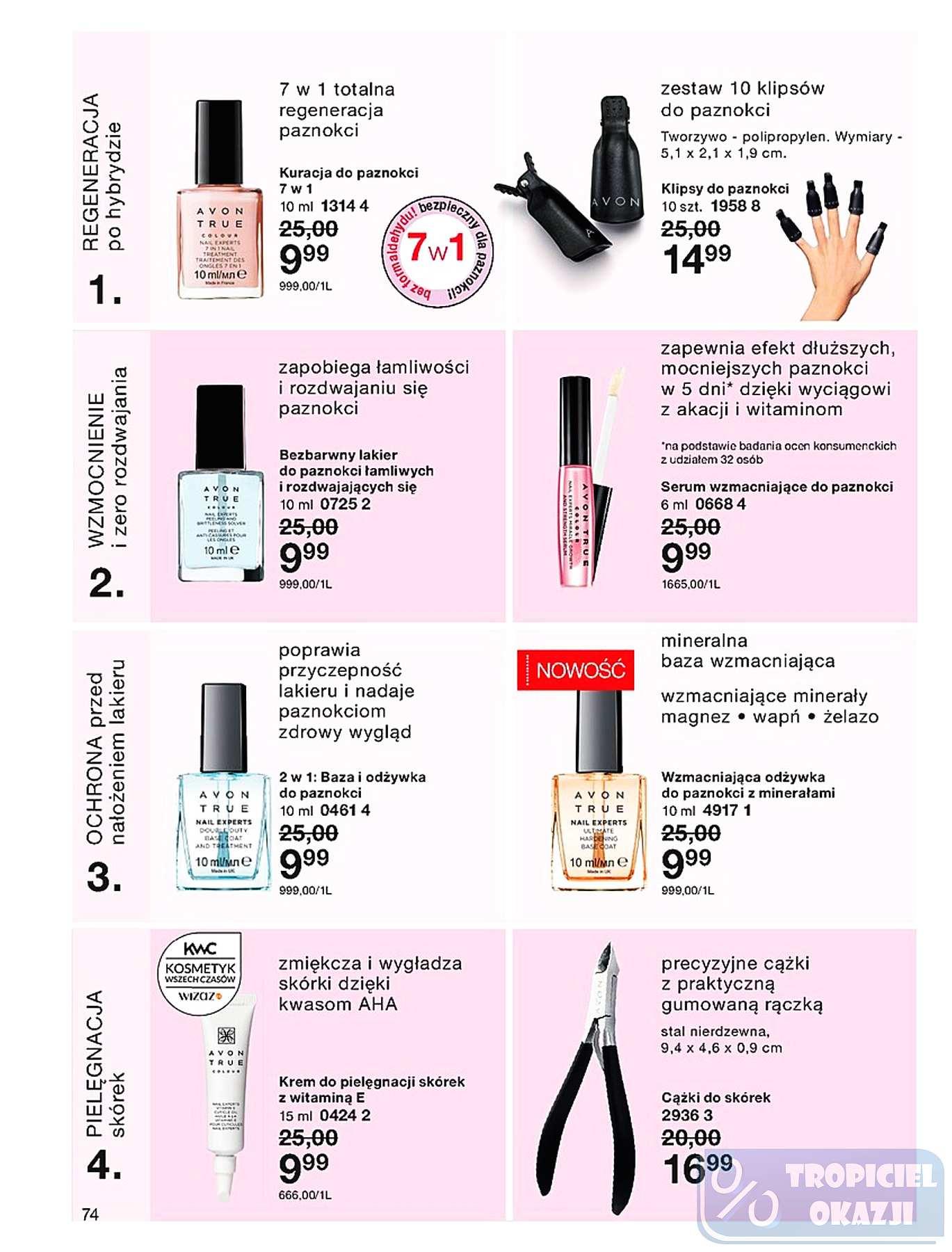 Gazetka promocyjna Avon str. 74