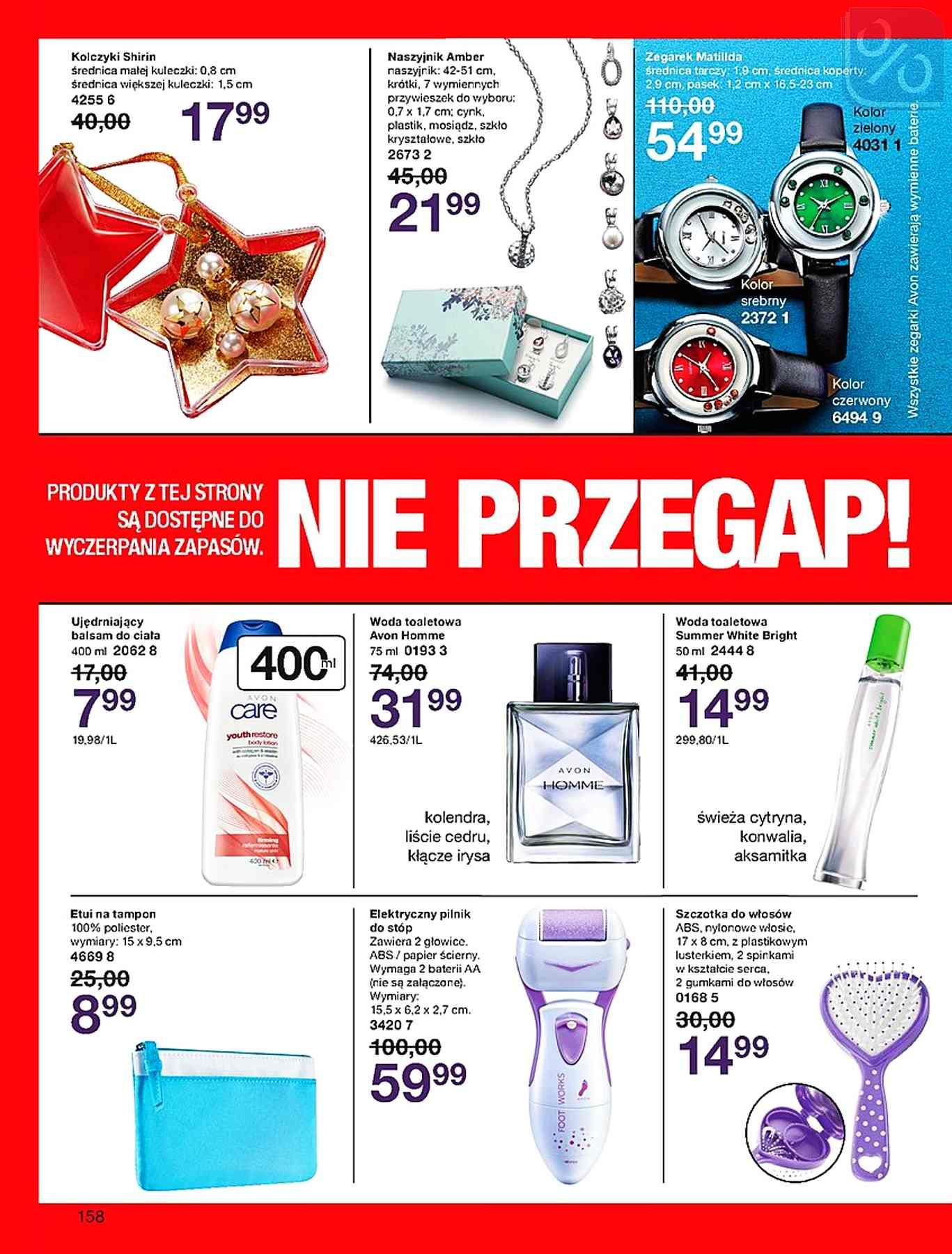 Gazetka promocyjna Avon str. 158
