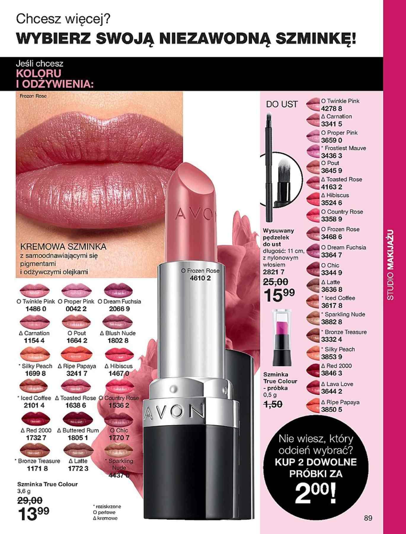 Gazetka promocyjna Avon str. 89