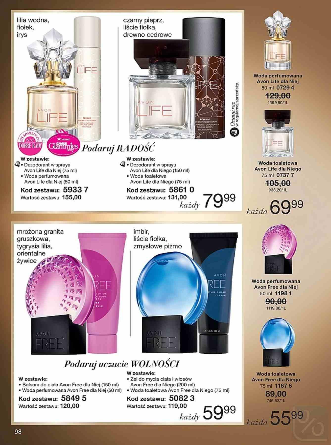Gazetka promocyjna Avon str. 98