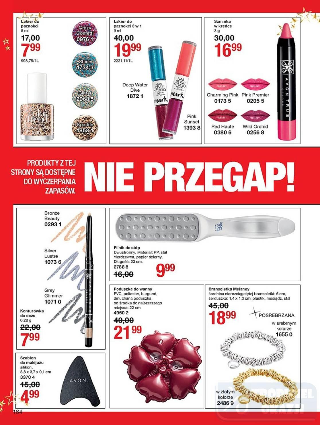 Gazetka promocyjna Avon str. 164