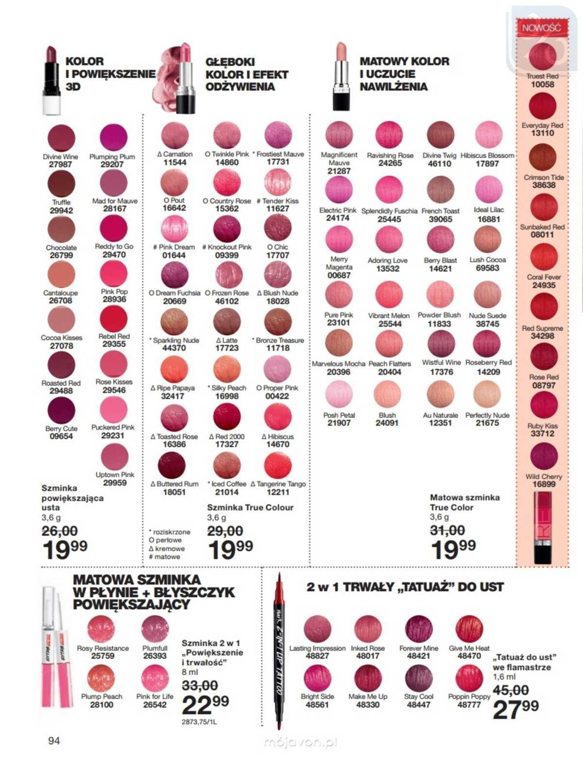 Gazetka promocyjna Avon str. 94