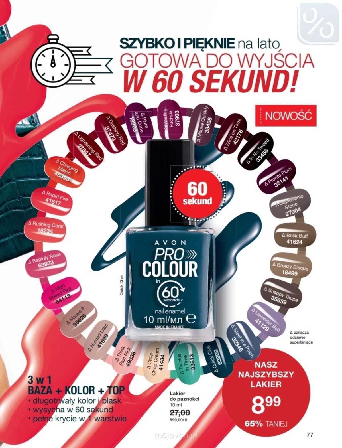 Gazetka promocyjna Avon str. 77