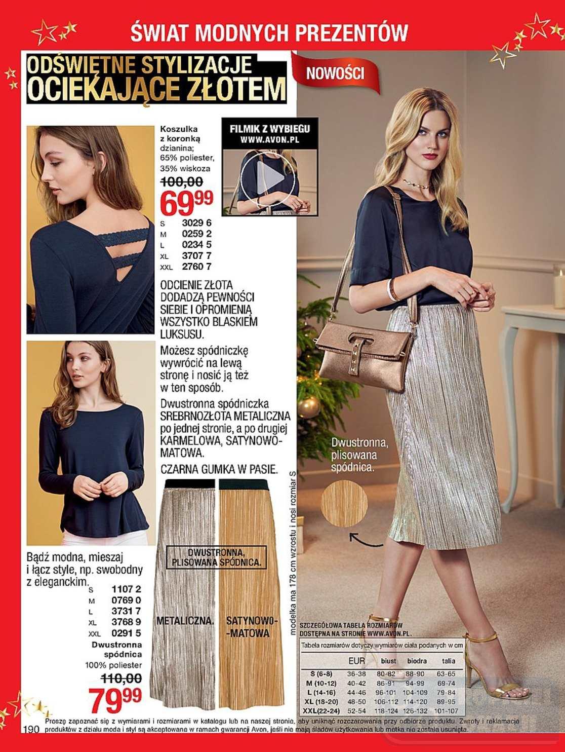 Gazetka promocyjna Avon str. 190