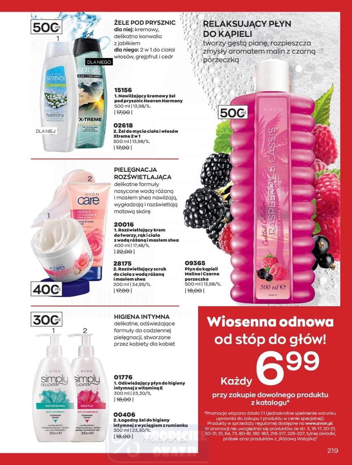Gazetka promocyjna Avon str. 219