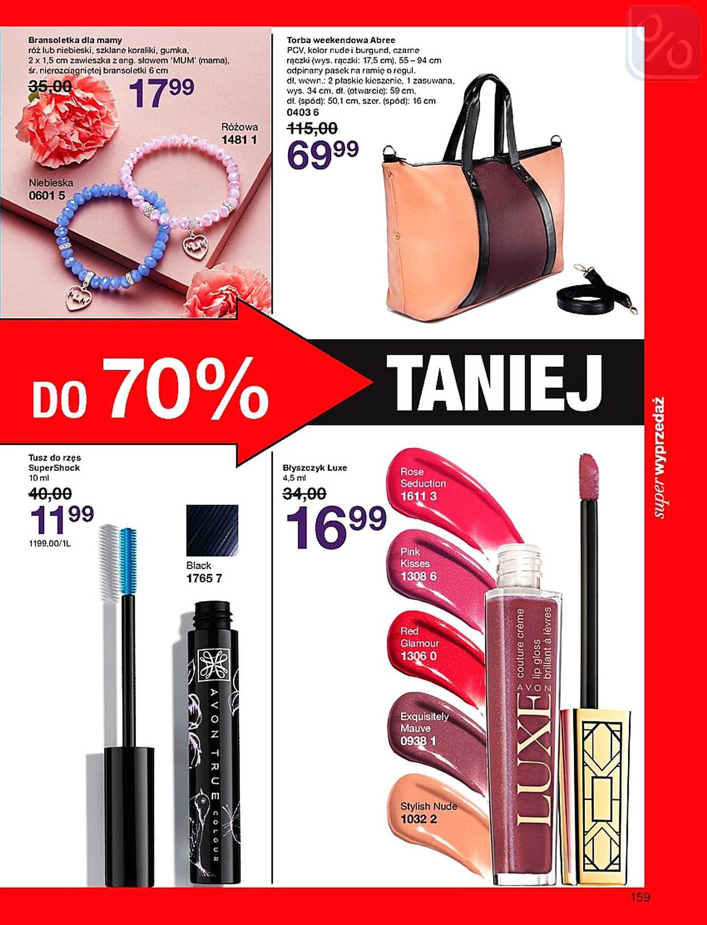 Gazetka promocyjna Avon str. 159